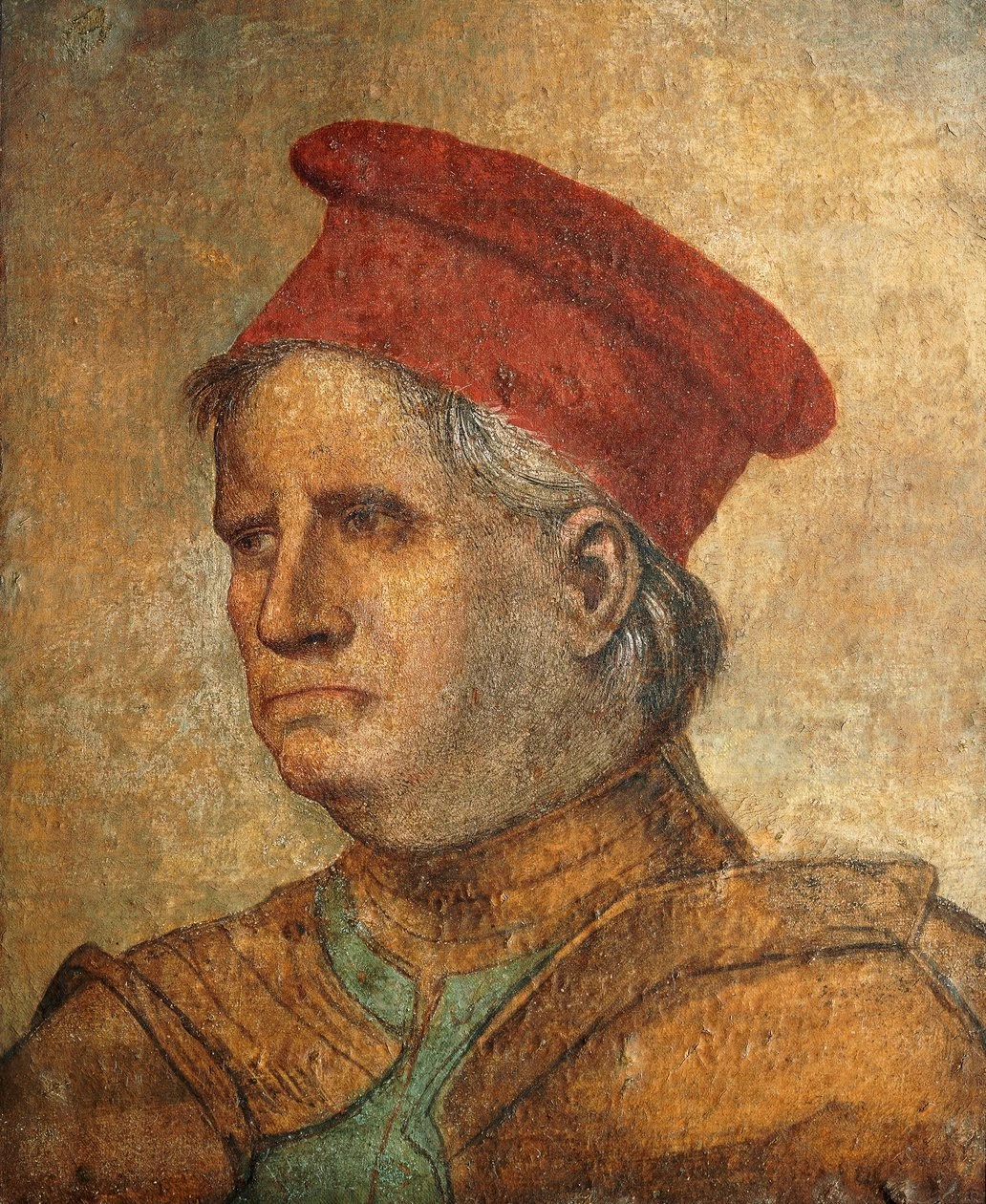 Il Romanino-242-Ritratto di Napoleone Orsini - Pinacoteca, Brescia